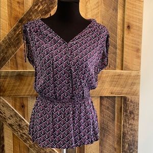 Colorful banana republic top